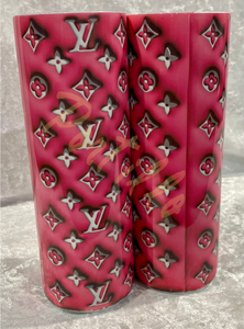 Vaso LV rosa modelo 3d