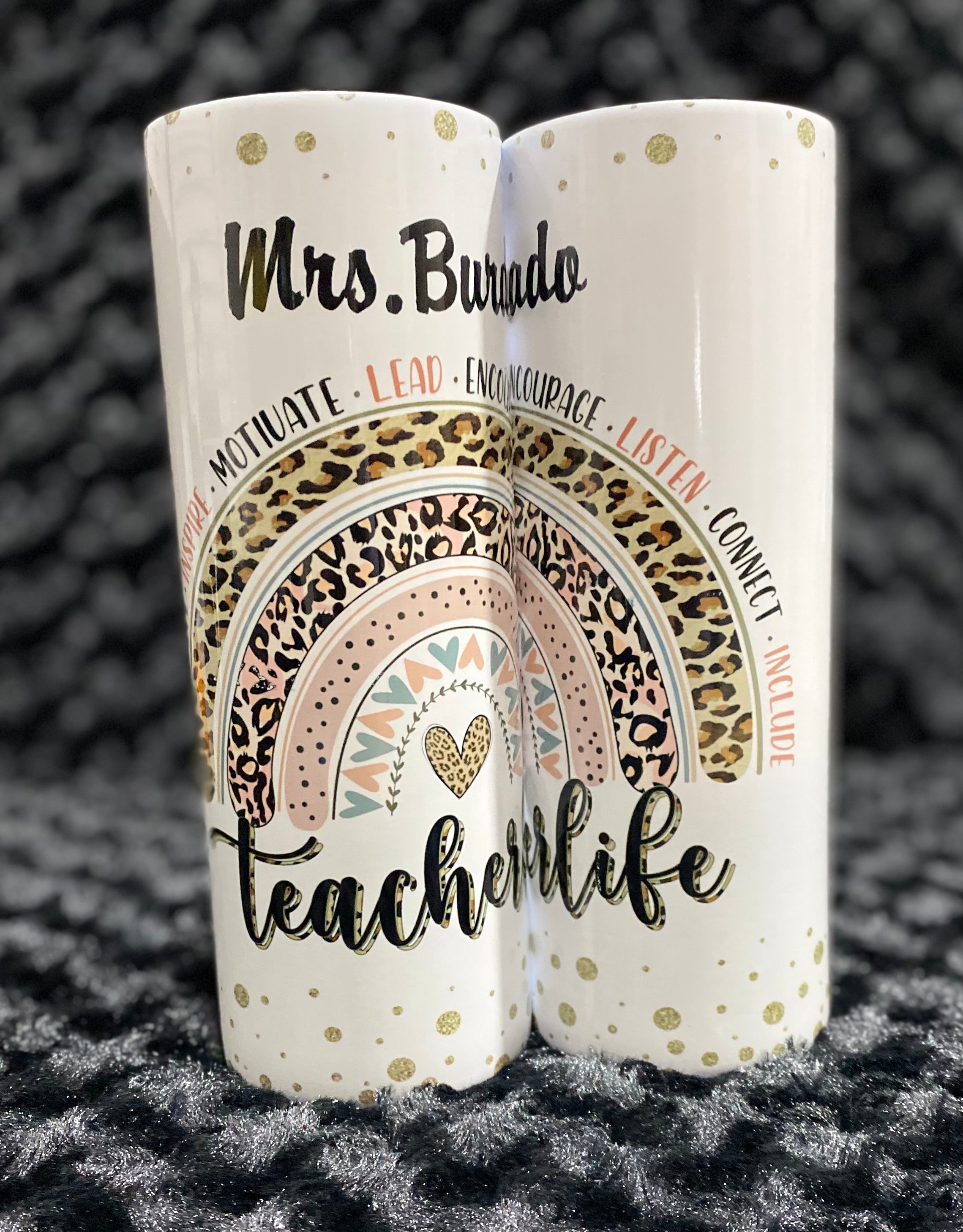 Customized Teacher Life Tumbler