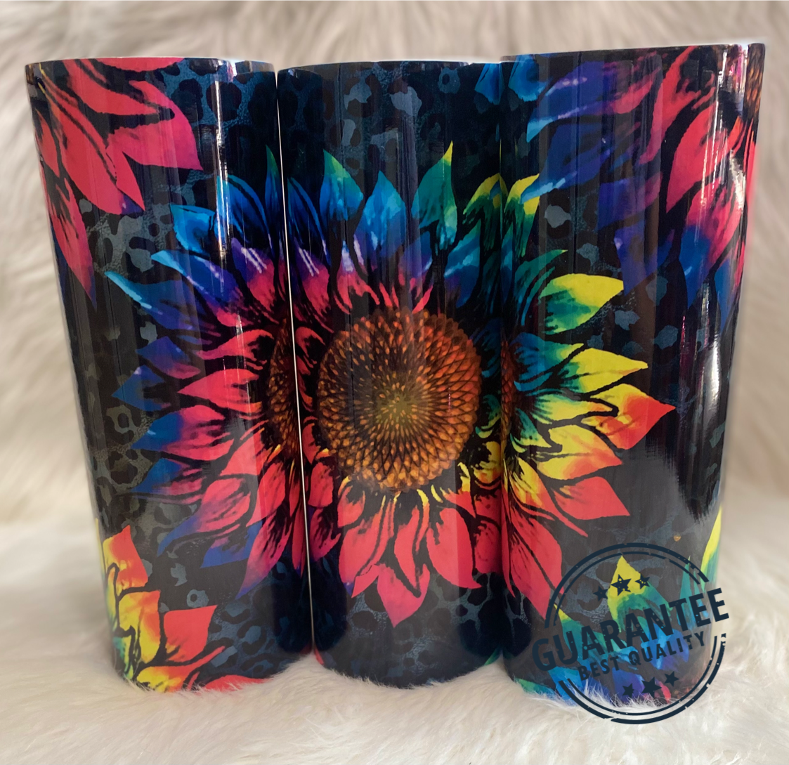 Neon Sunflower Tumbler