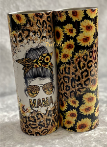 Mama Leo n’ Flowers Tumbler